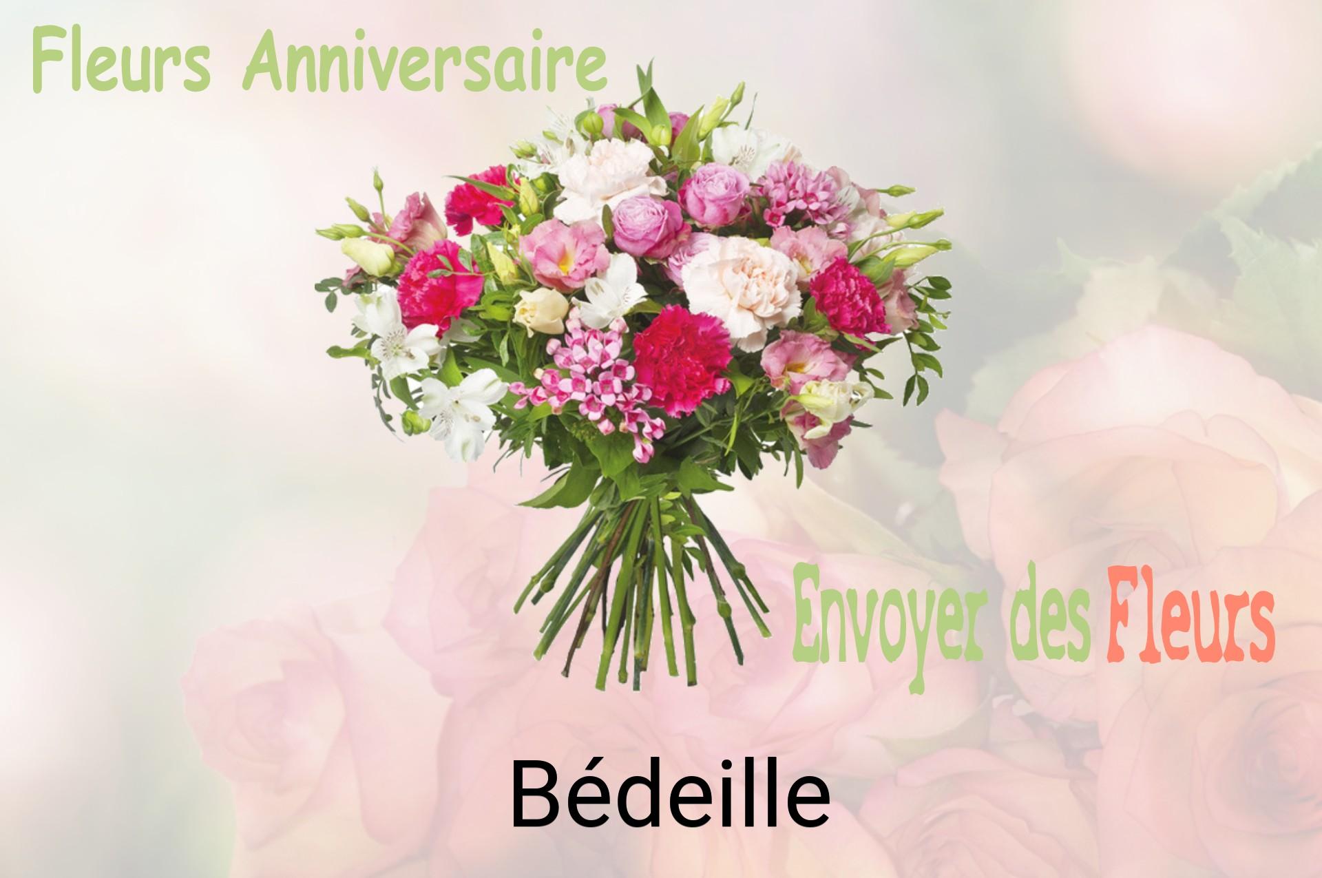 Bouquet de fleurs d’anniversaire livré à Bédeille